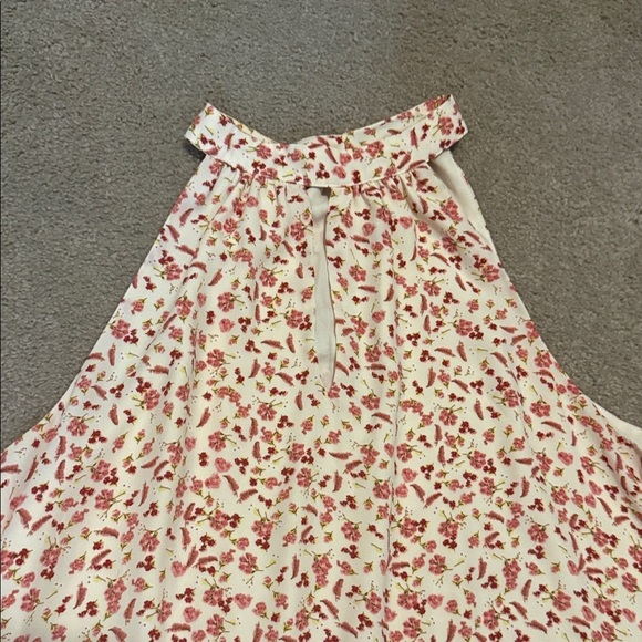 A Loves A Floral Halter Neck Shift Dress - Picture 3 of 7